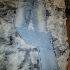 American Eagle Outfitters Light Wash Straight Leg Jeans